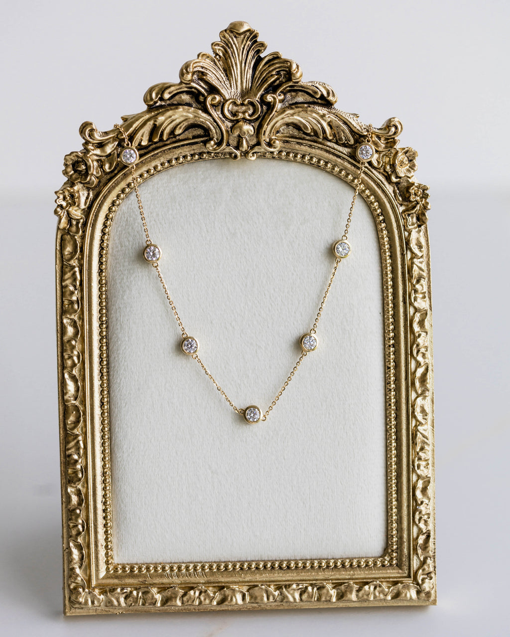 Diamonds by the Yard Necklace — 4.2ctw Yellow Gold