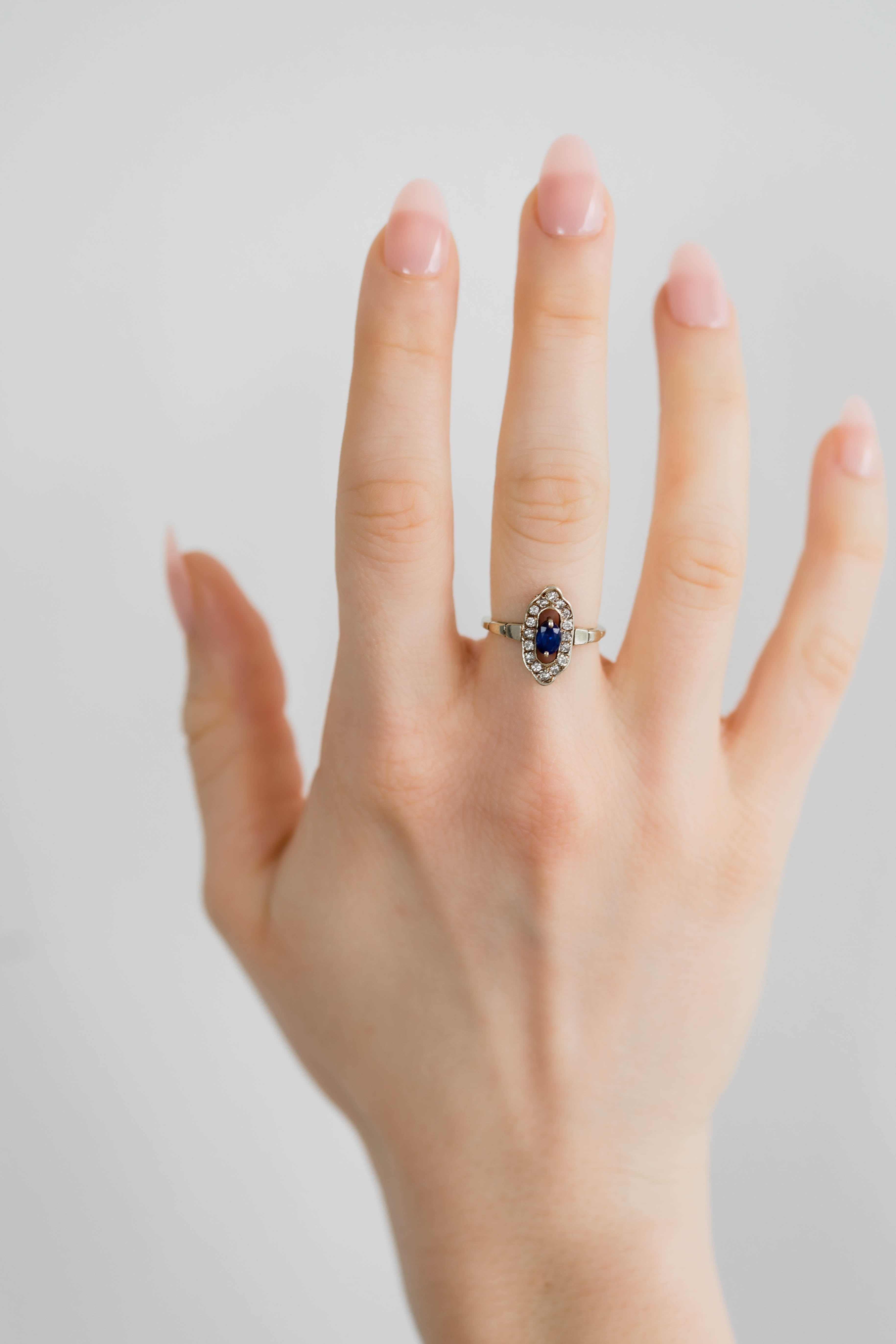 Blue Lady Sapphire Ring