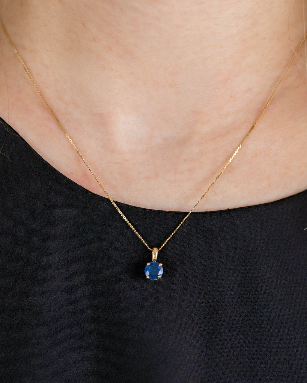 The Sapphire Whisper Necklace