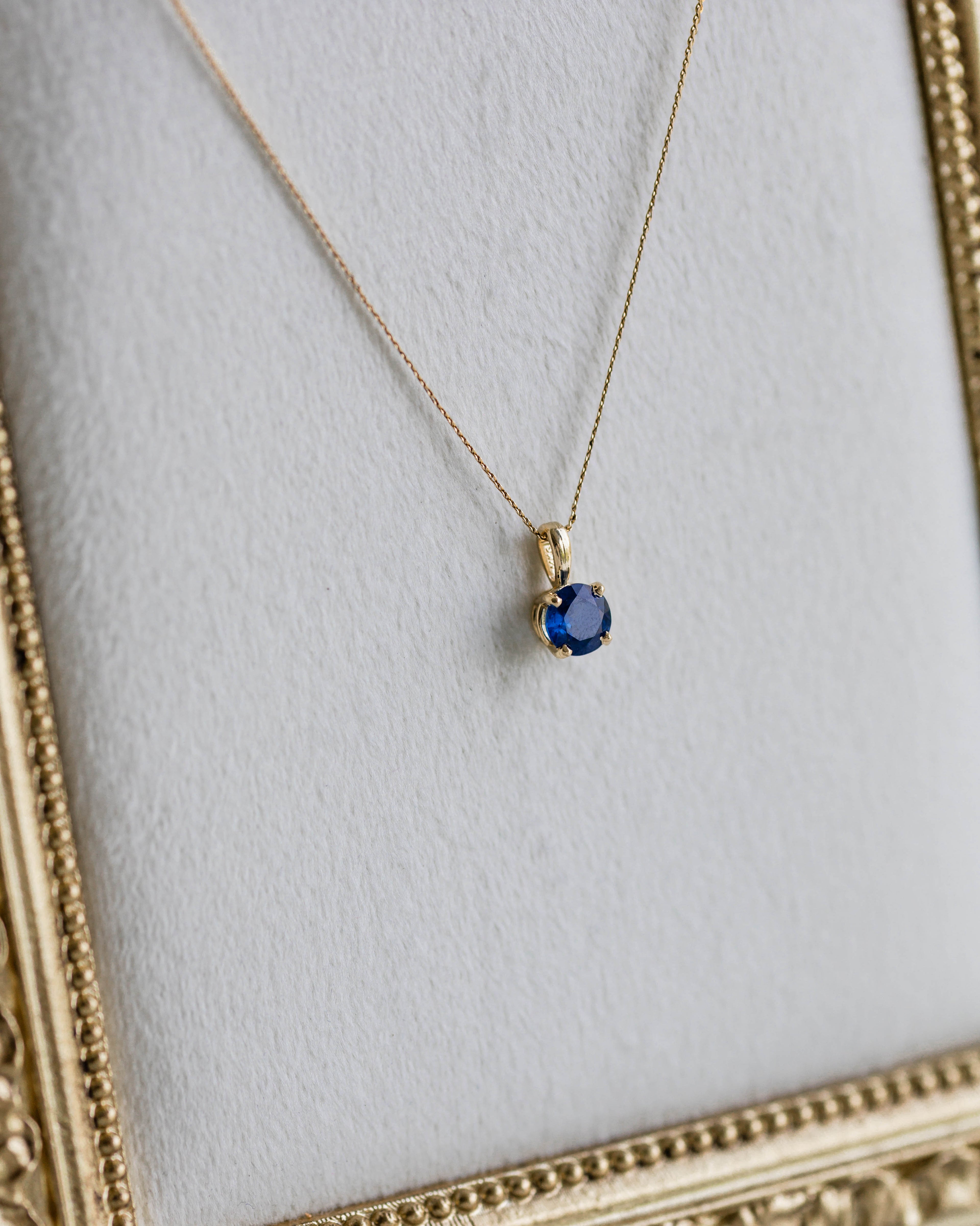 The Sapphire Whisper Necklace