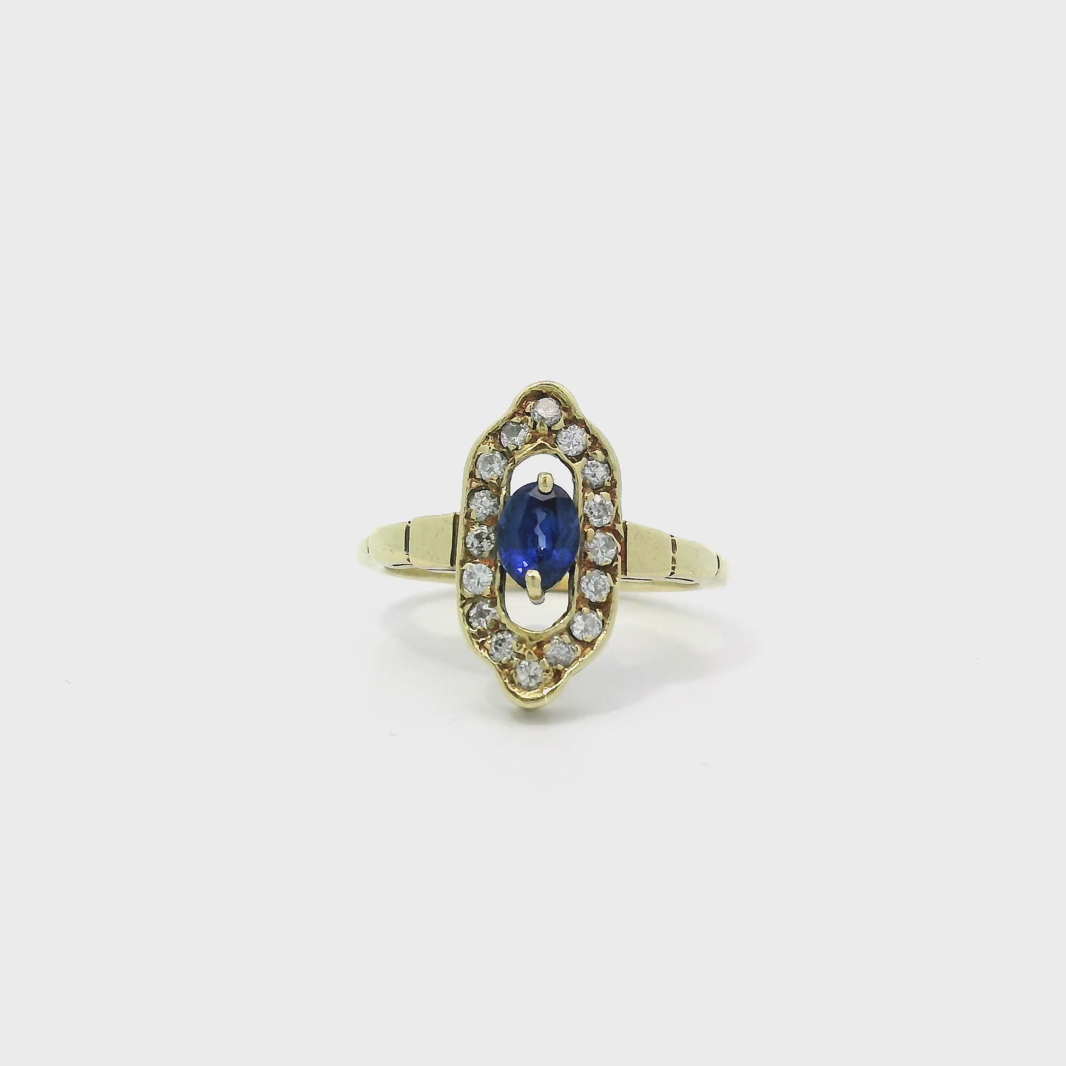 Blue Lady Sapphire Ring